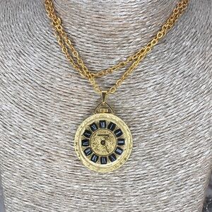 Electro Clock Necklace
